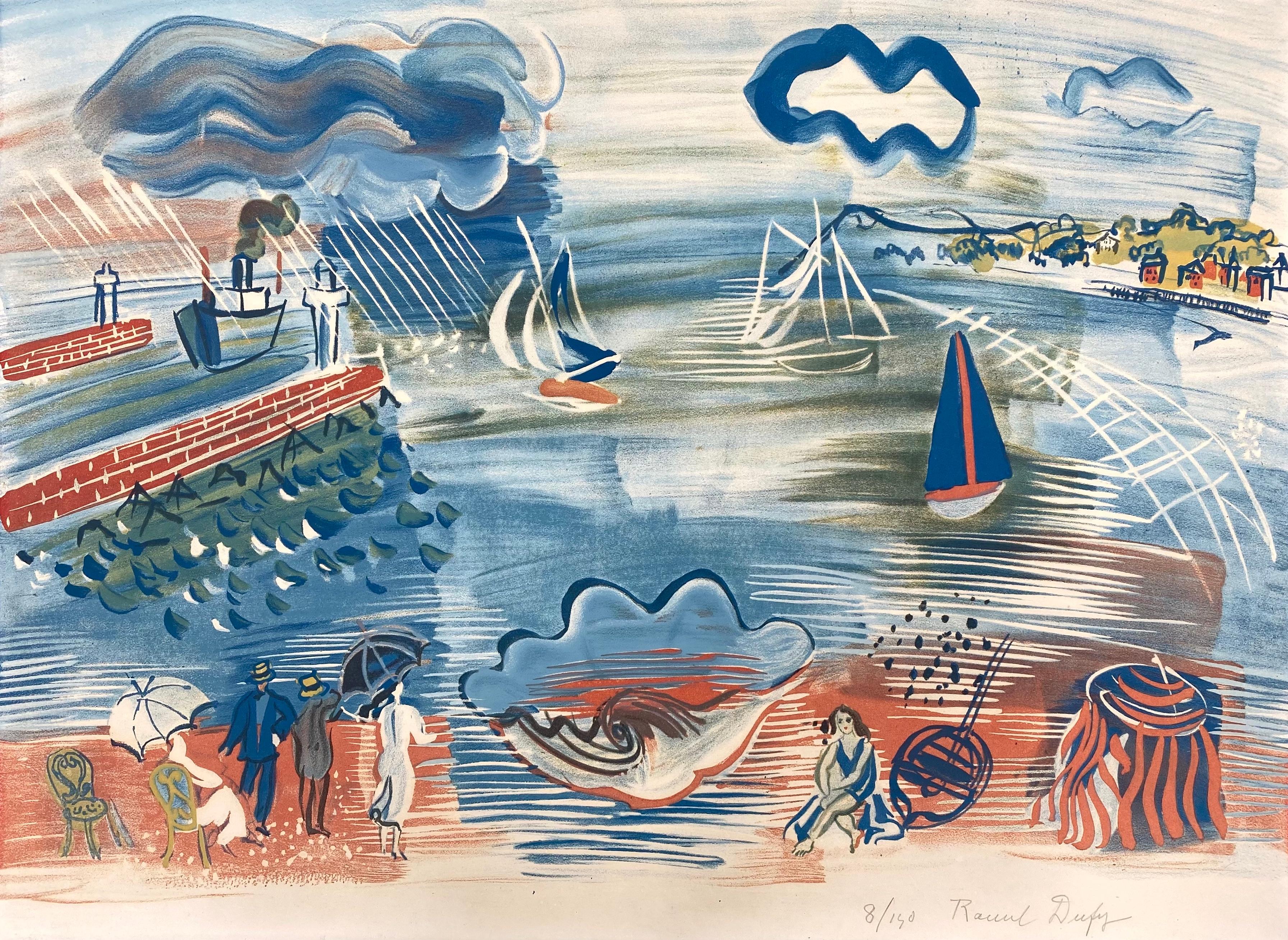 Raoul Dufy Figurative Print - Le Havre