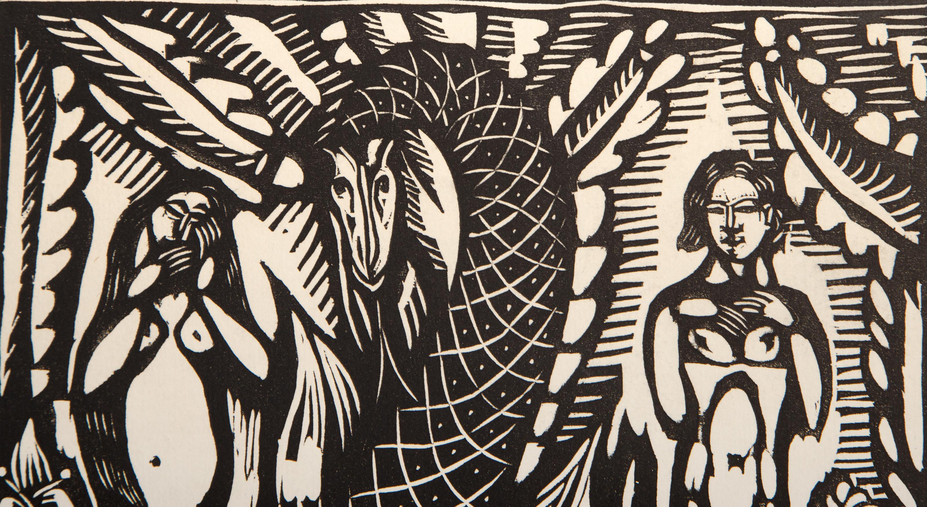 Le Serpent, xilografía impresionista de Raoul Dufy en venta 2