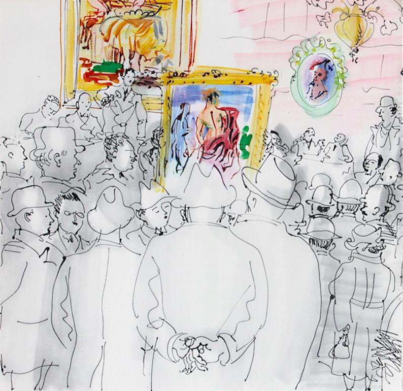 Landscape Print di Raoul Dufy - Il vino è necessario per gli artisti
