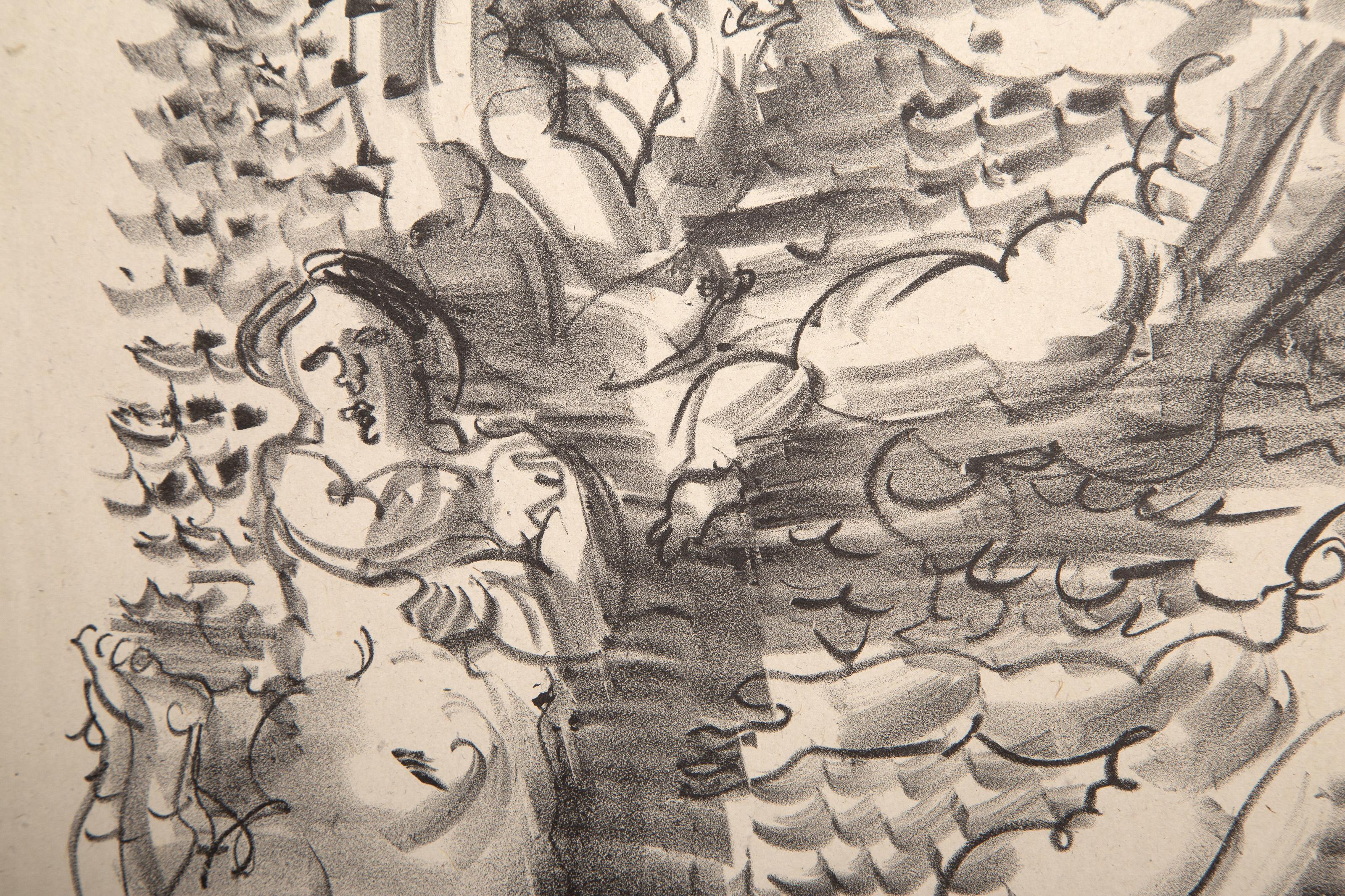 Les Baigneuses, litografia impressionista di Raoul Dufy con nudo in vendita 2