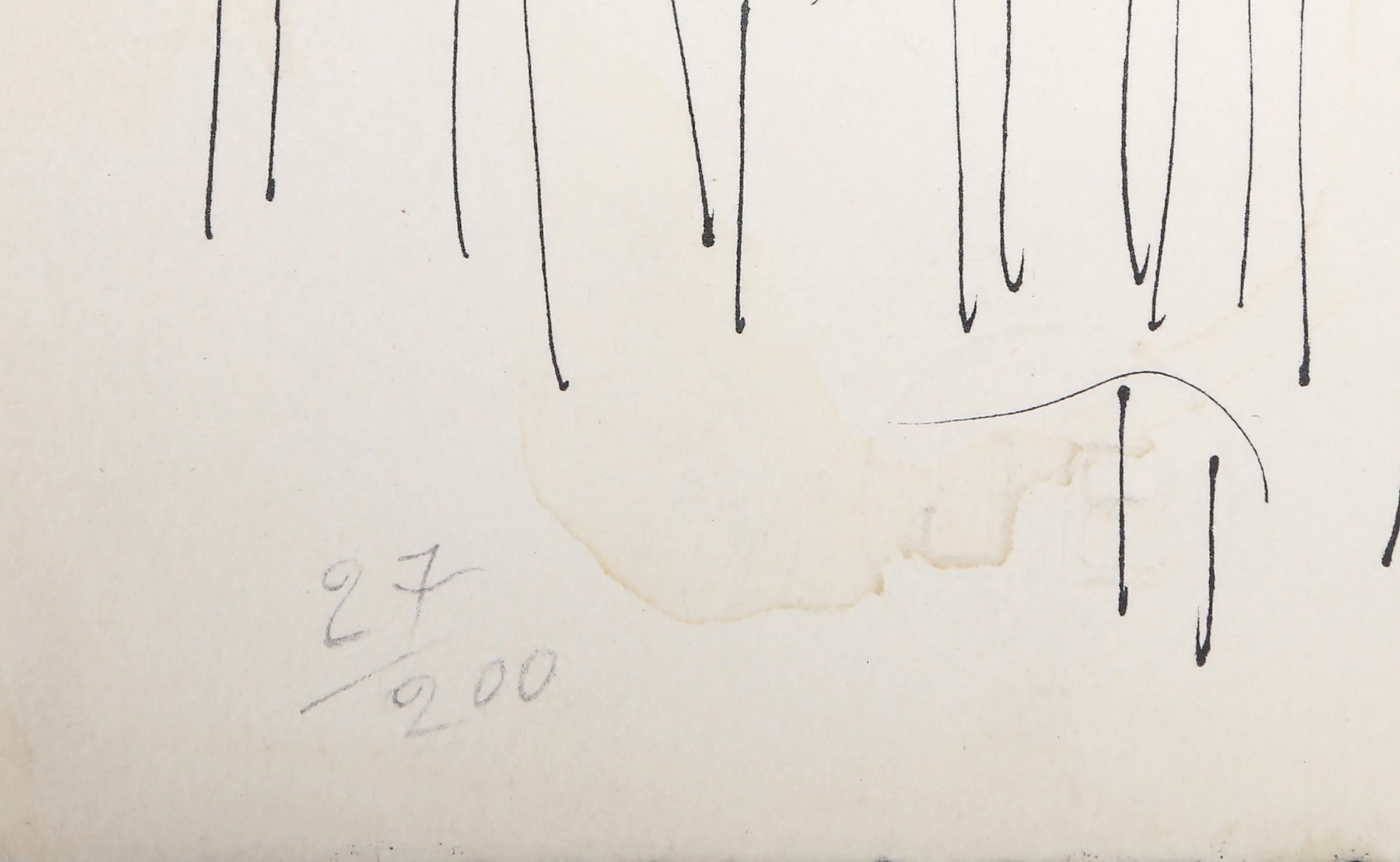 Les Blés (Campo de trigo), litografía impresionista firmada por Raoul Dufy en venta 2