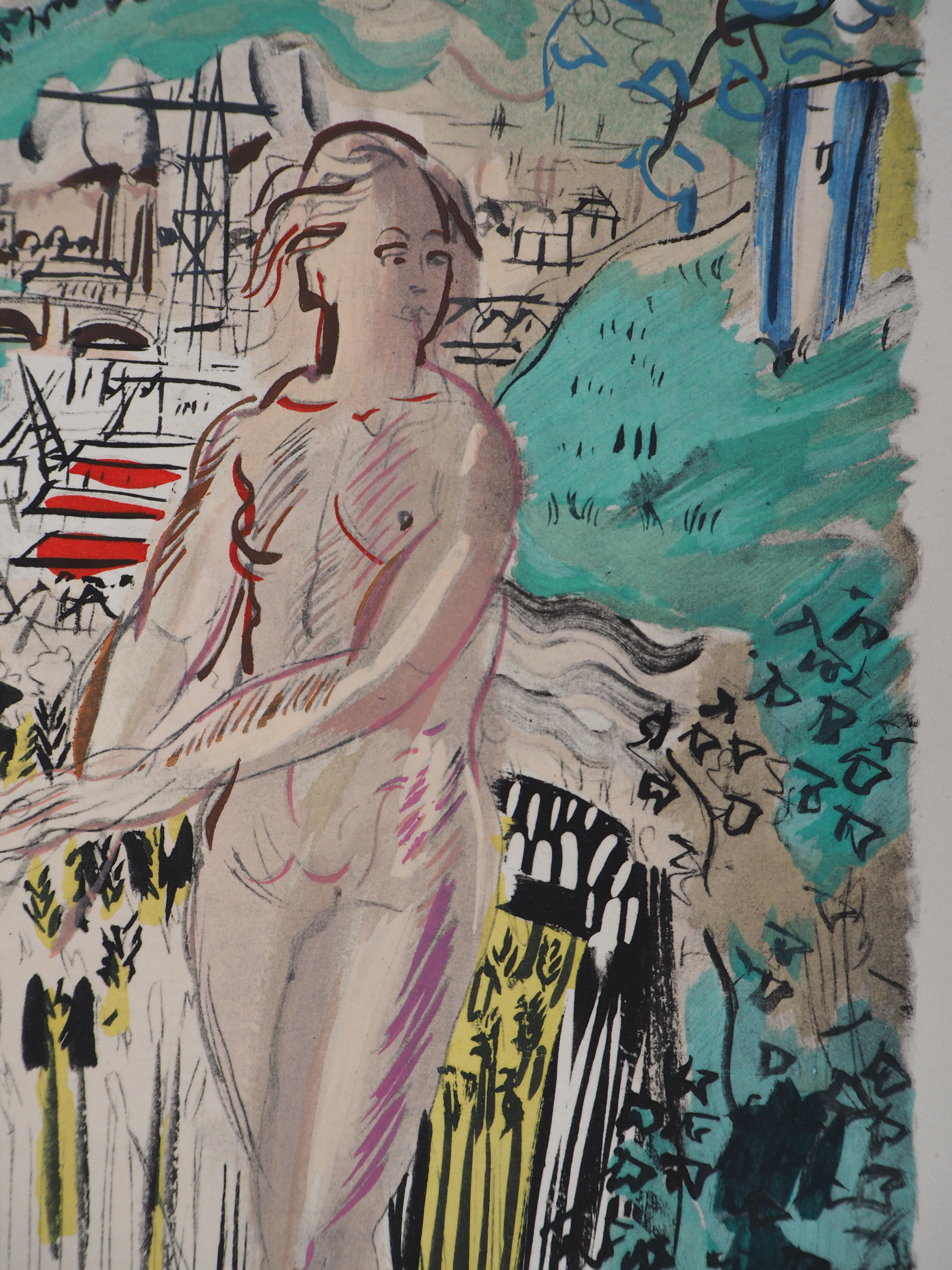 Mythology : The Three Graces - Original Lithograph 1