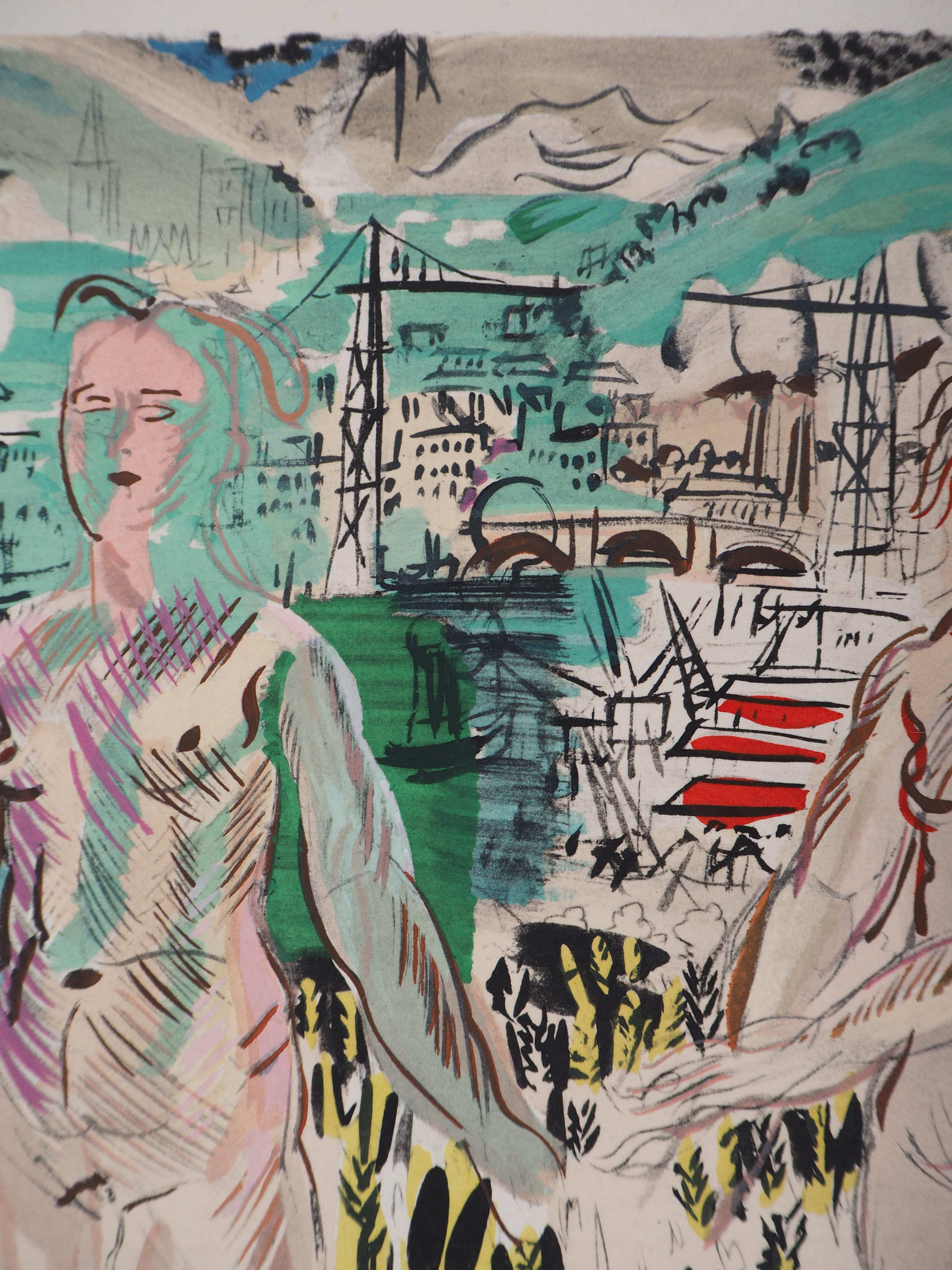 Mythology : The Three Graces - Original Lithograph 2