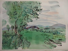 Normandy Countryside - Original Lithograph