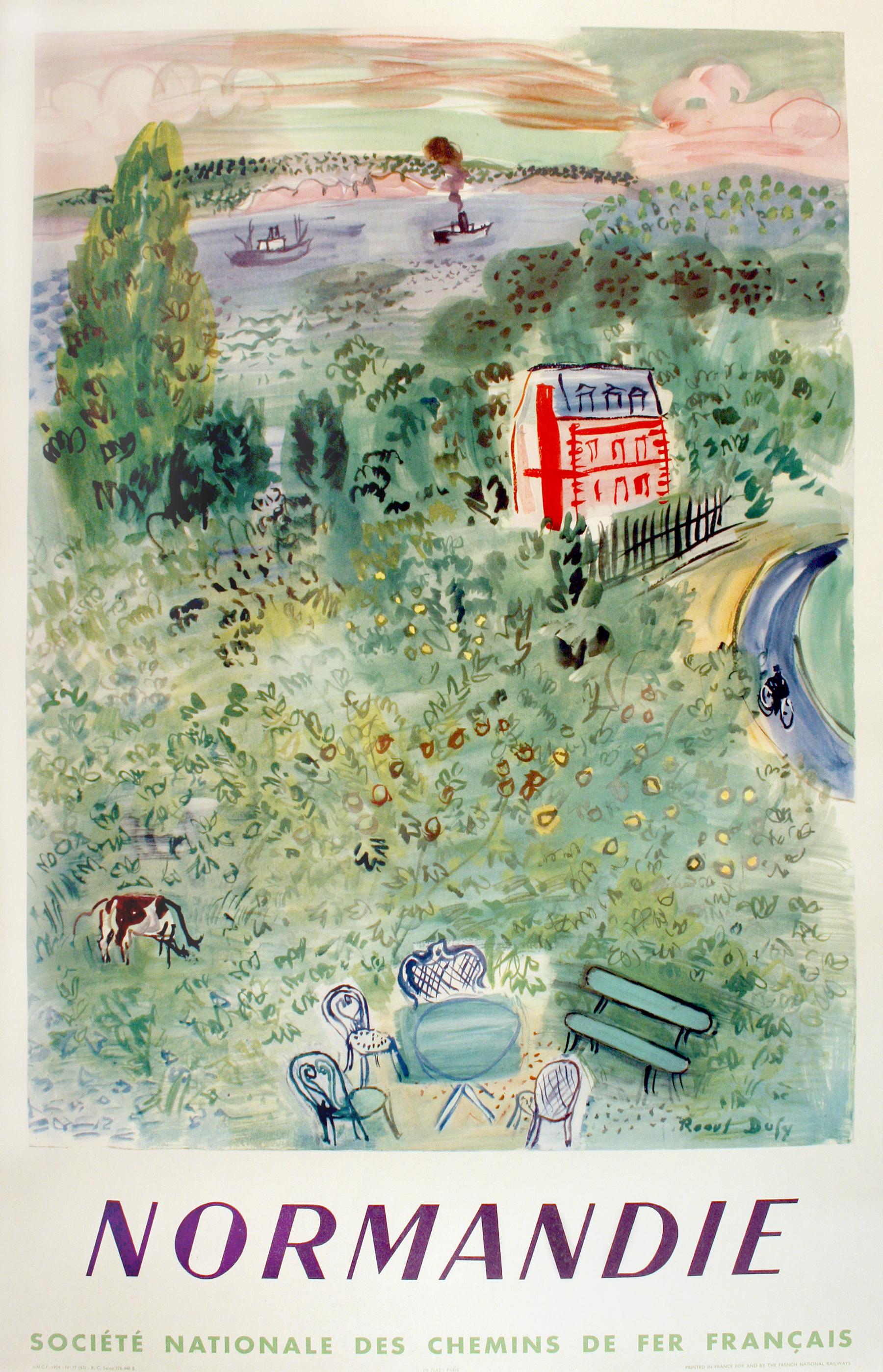 How did Raoul Dufy paint?