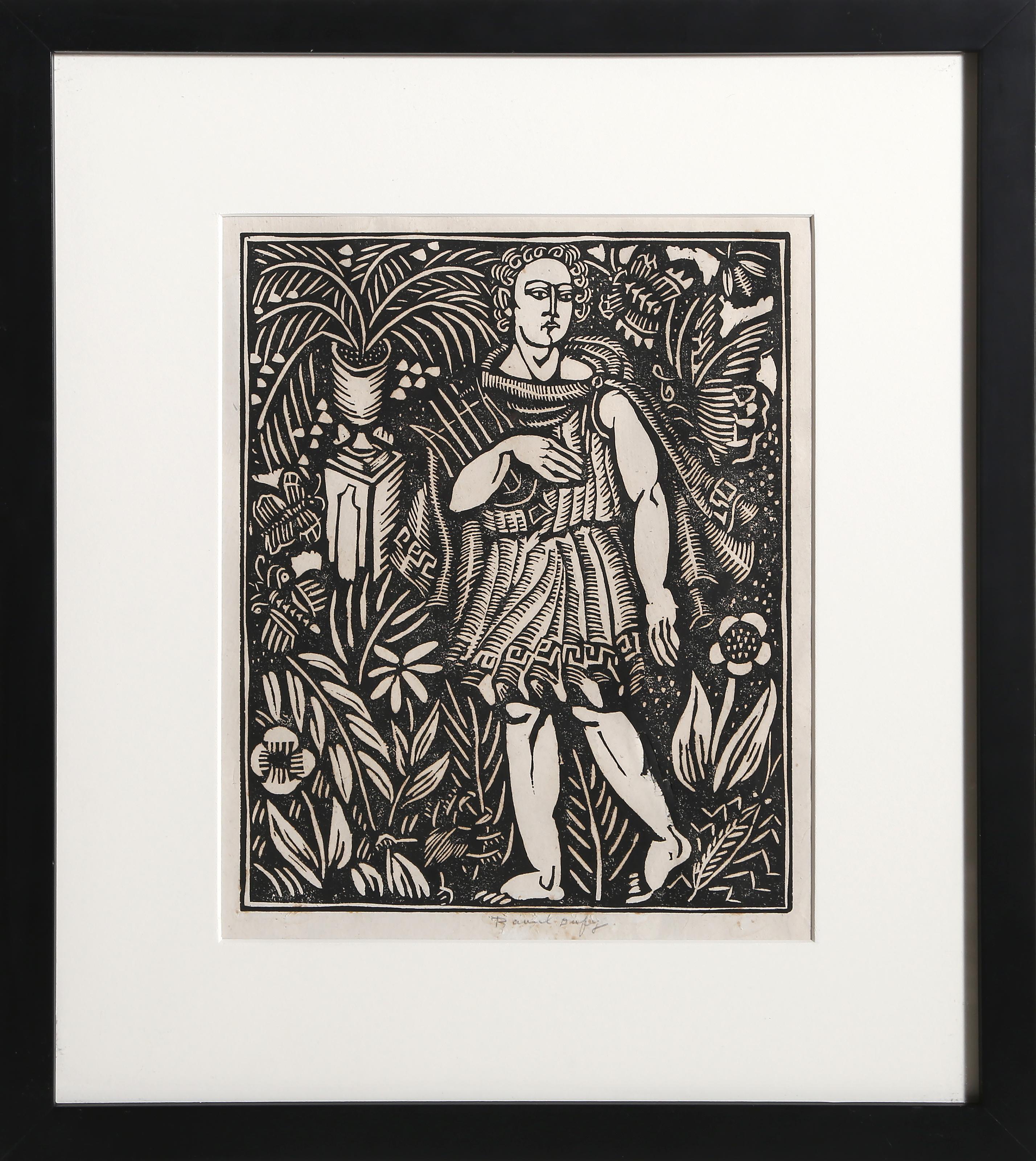 Orphée (für Le bestiaire ou Cortège d'Orphée de G. Apollinaire), von Raoul Dufy