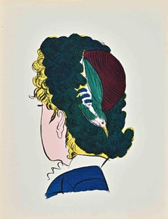 Porträt – Lithographie von Raoul Dufy – 1920
