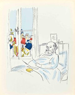 Portrait of Matisse - Lithograph by Raoul Dufy - 1920