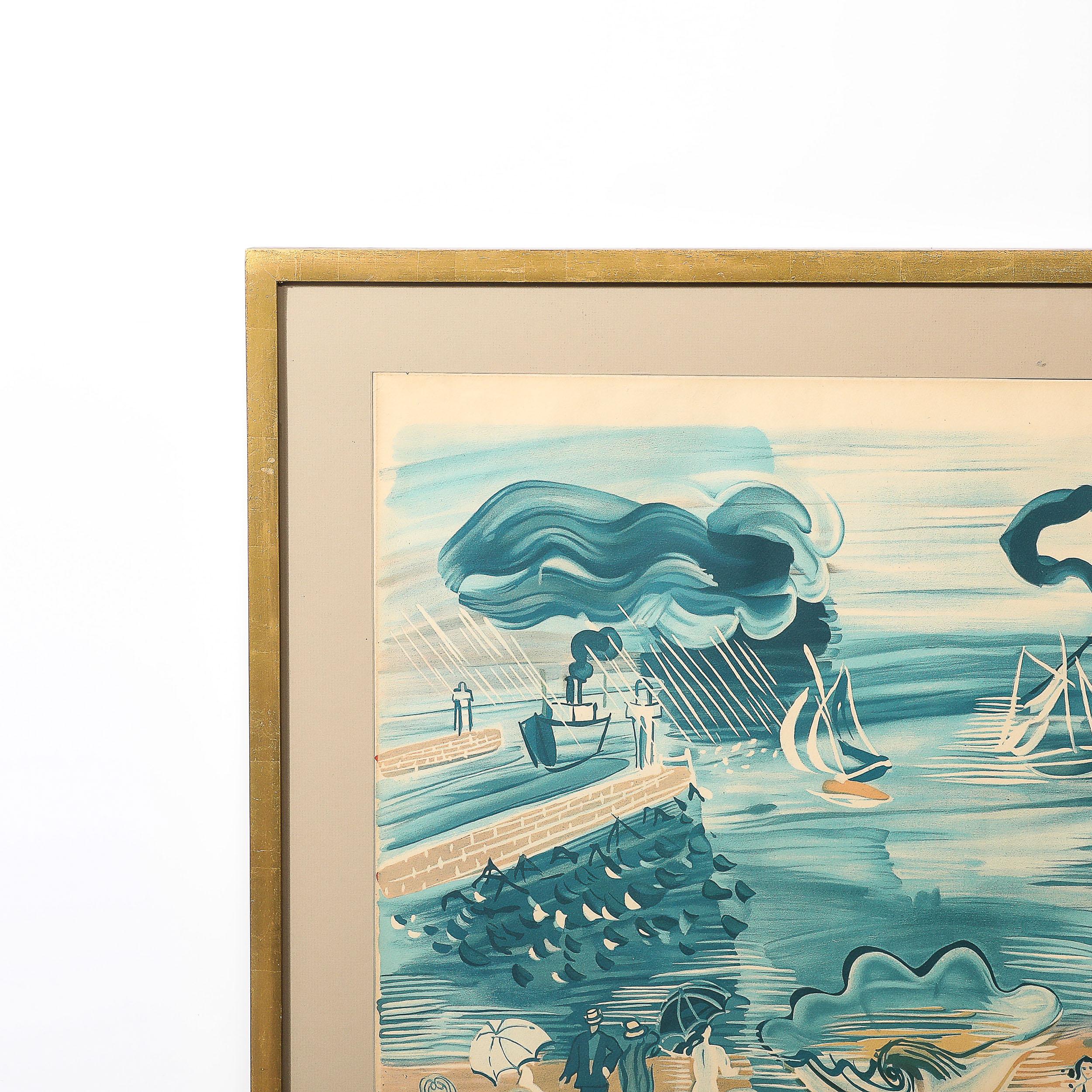Litografia post impressionista intitolata 