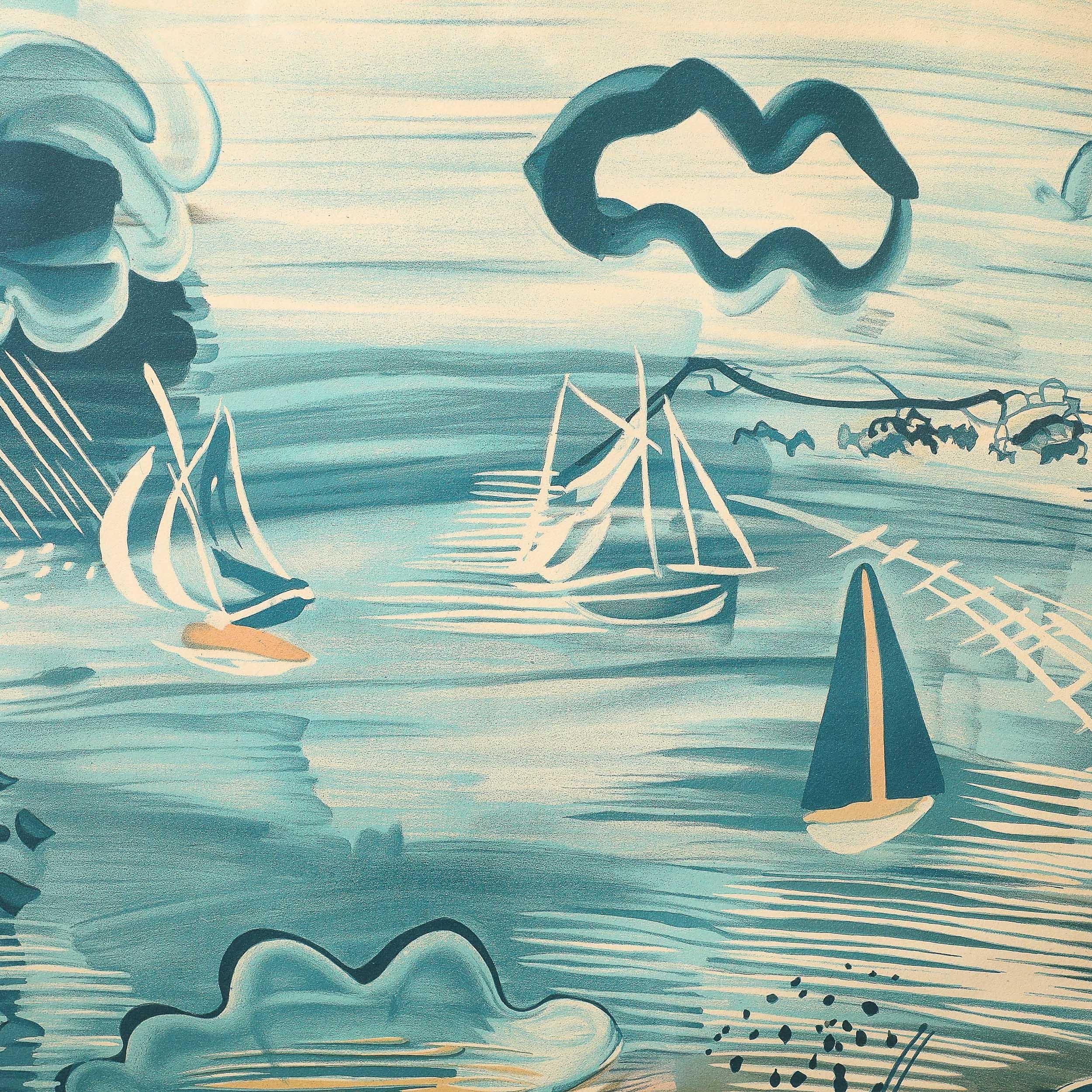Litografia post impressionista intitolata 