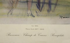 Affiche "Racecourse-Champ de Courses-Rennplatz" (Rennplatz), n° 1664