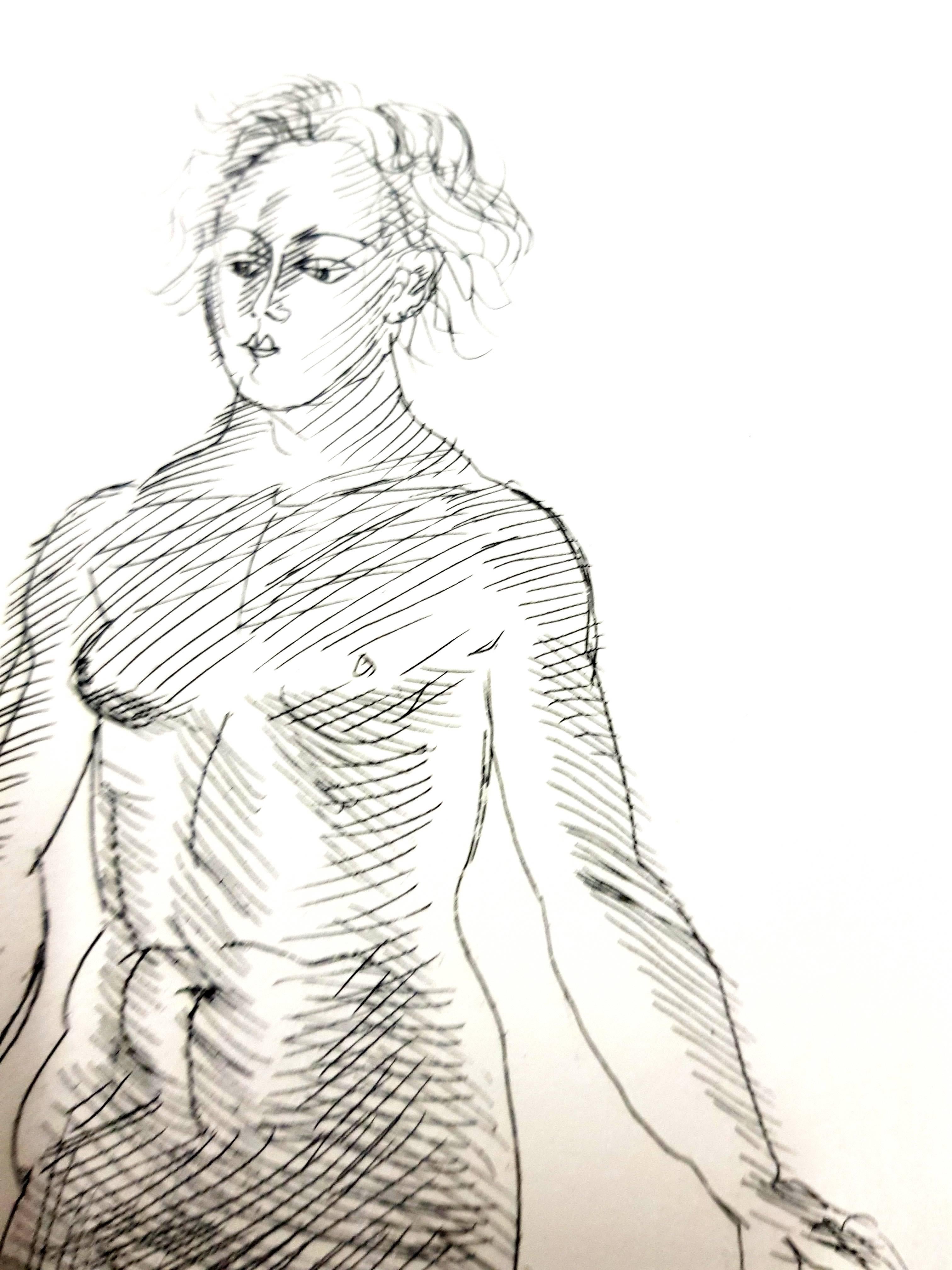 katichakrasana drawing