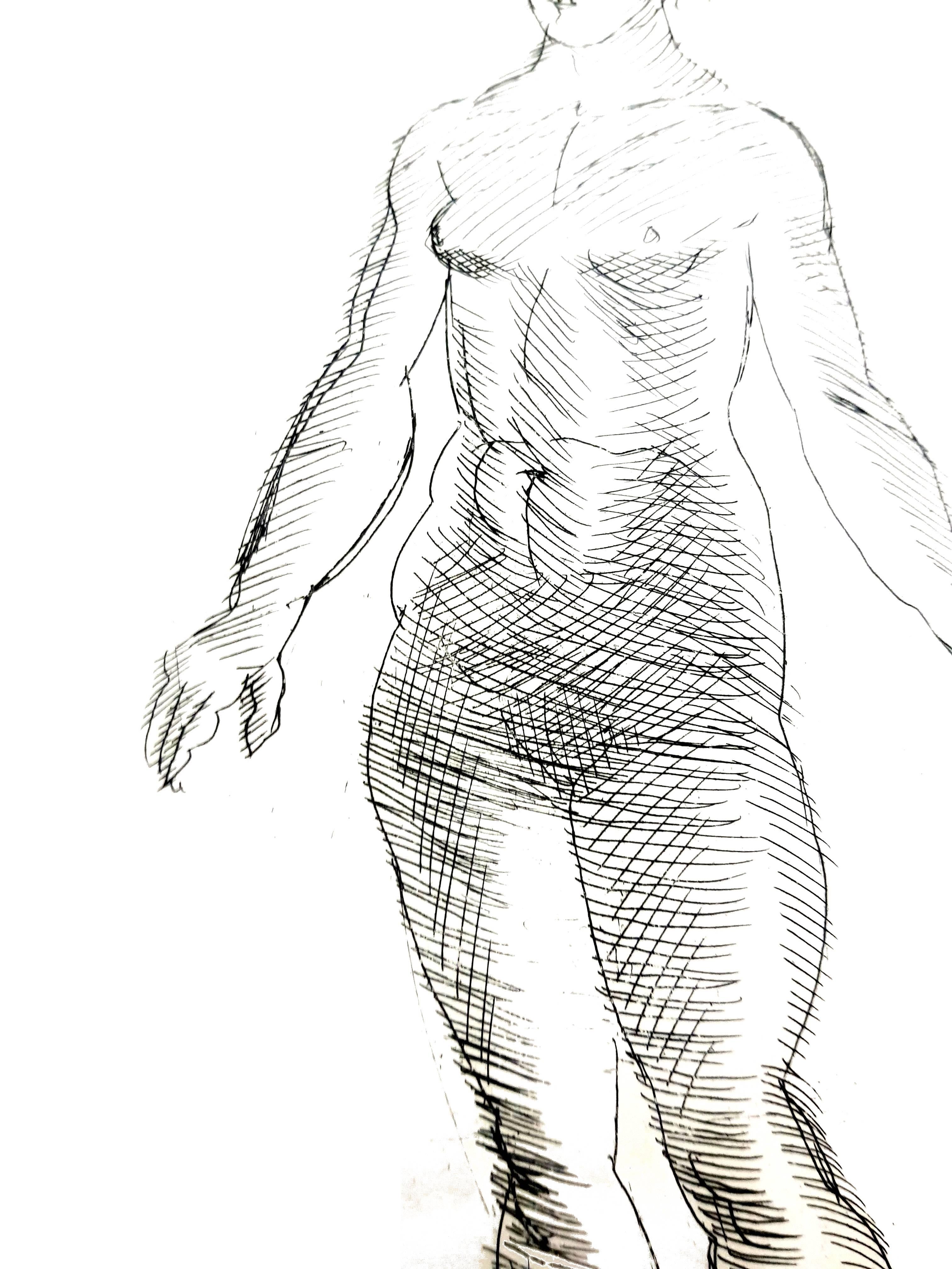 katichakrasana sketch