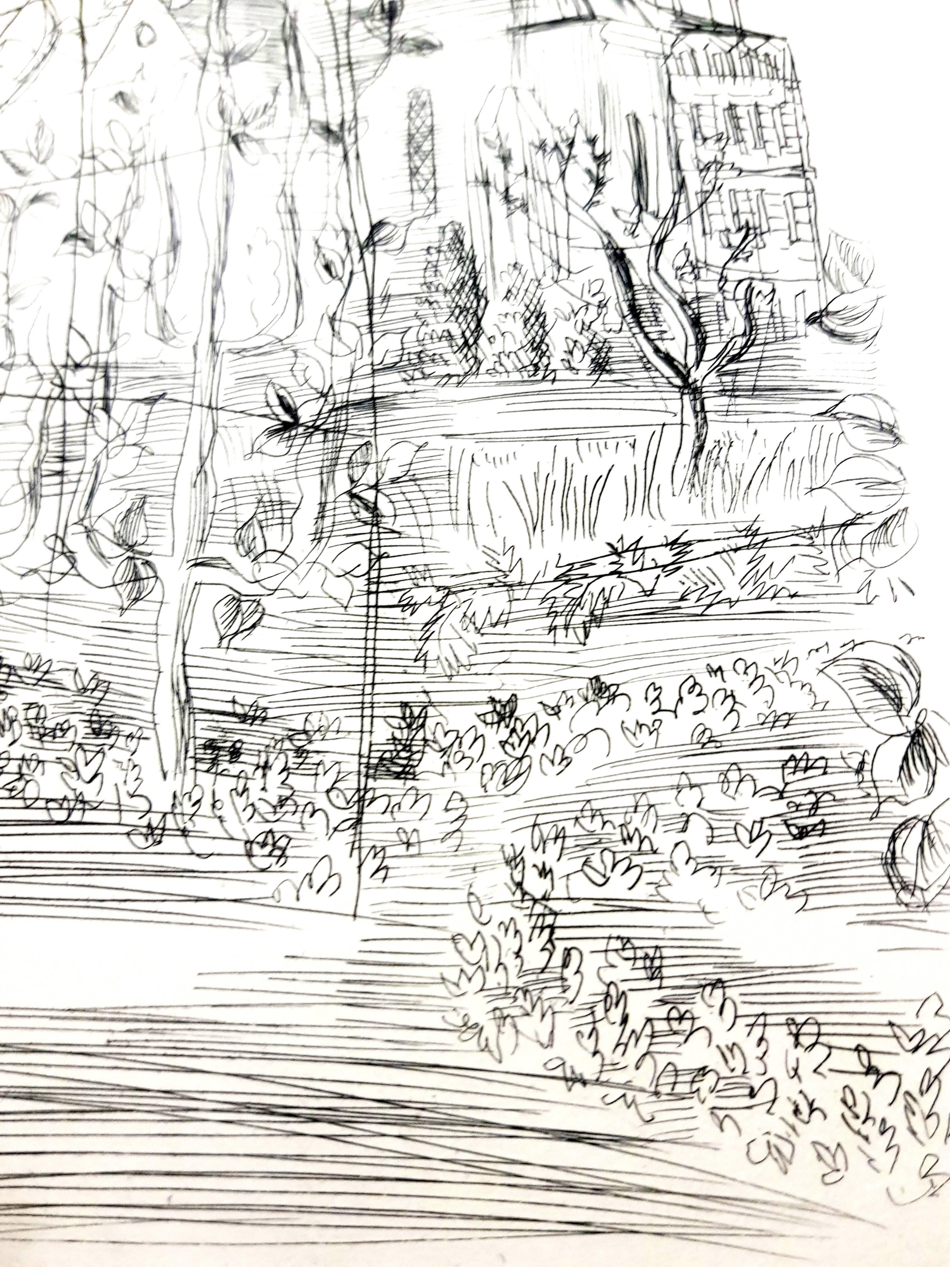 Raoul Dufy - Church - Original Etching
Dimensions: 13 x 10