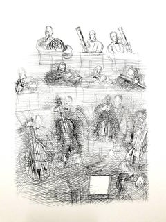 Raoul Dufy - Orchestra - Original Etching
