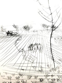 Raoul Dufy - Champs Français - Original Etching