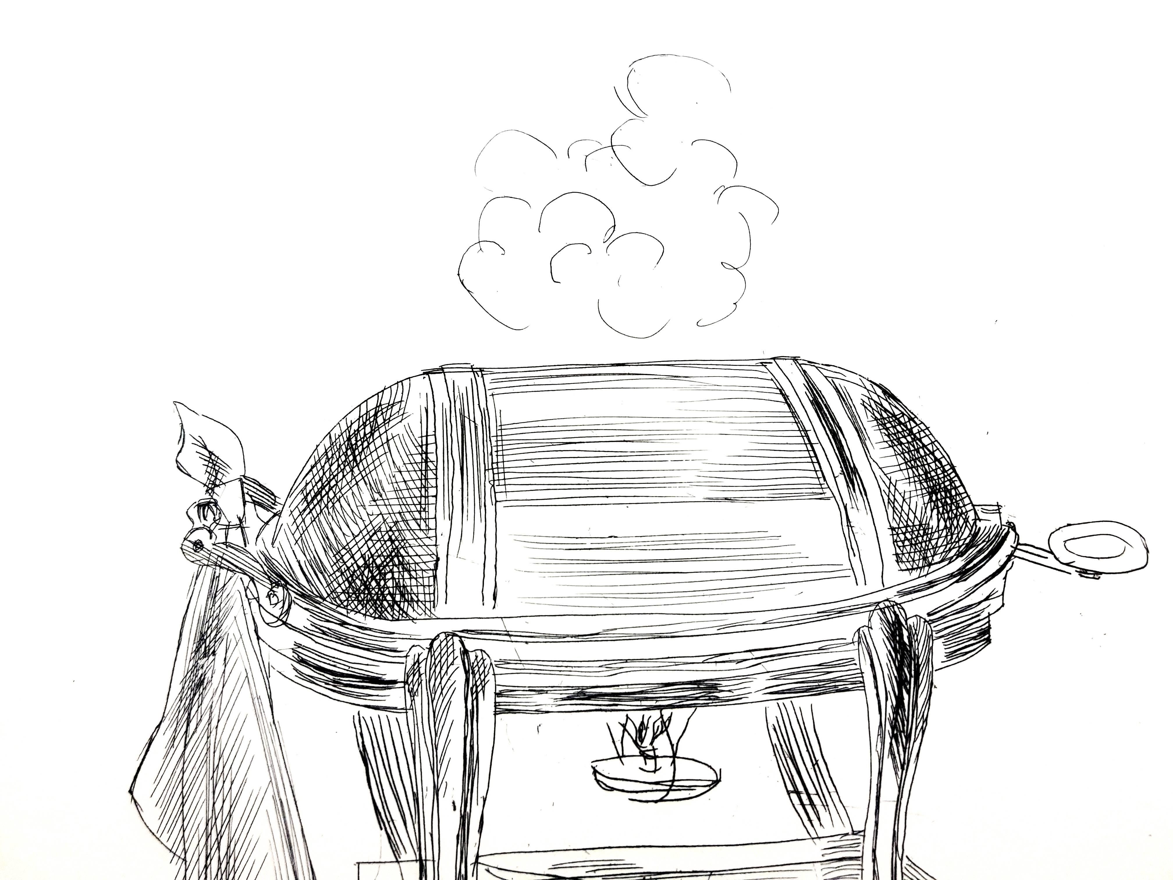 Raoul Dufy - Cocina - Grabado original en venta 1