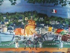 Raoul Dufy (French, 1877–1953), Regatta 1938. Published by NYGS c1940s