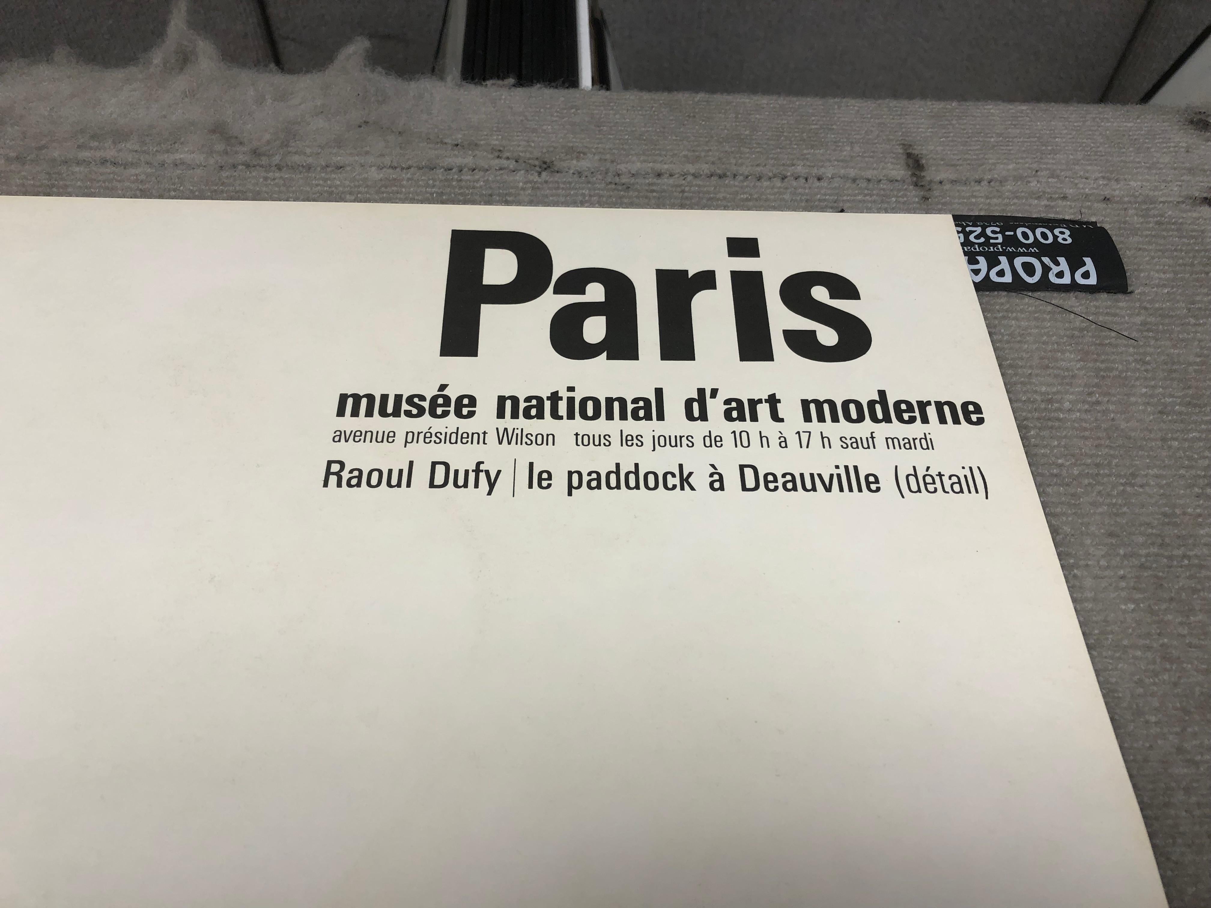Raoul Dufy Paddock-Deauville 1960- Lithographie en vente 14