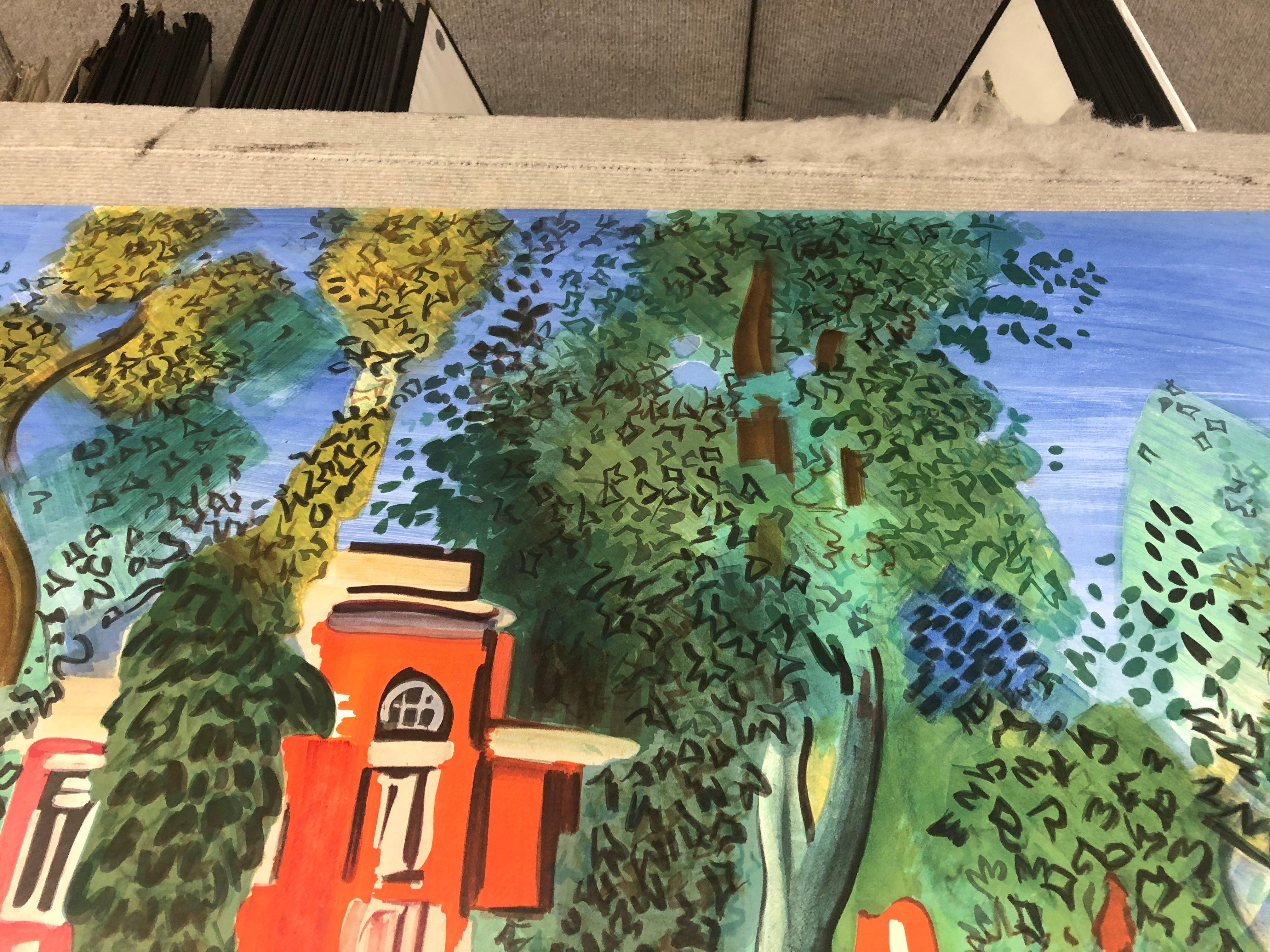 Raoul Dufy 'Paddock-Deauville' 1960- Litografía en venta 7