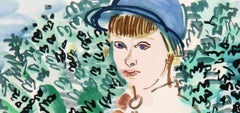 Raoul Dufy, Retrato de Mademoiselle Kessler, Rostros de niños, 1968 (after)