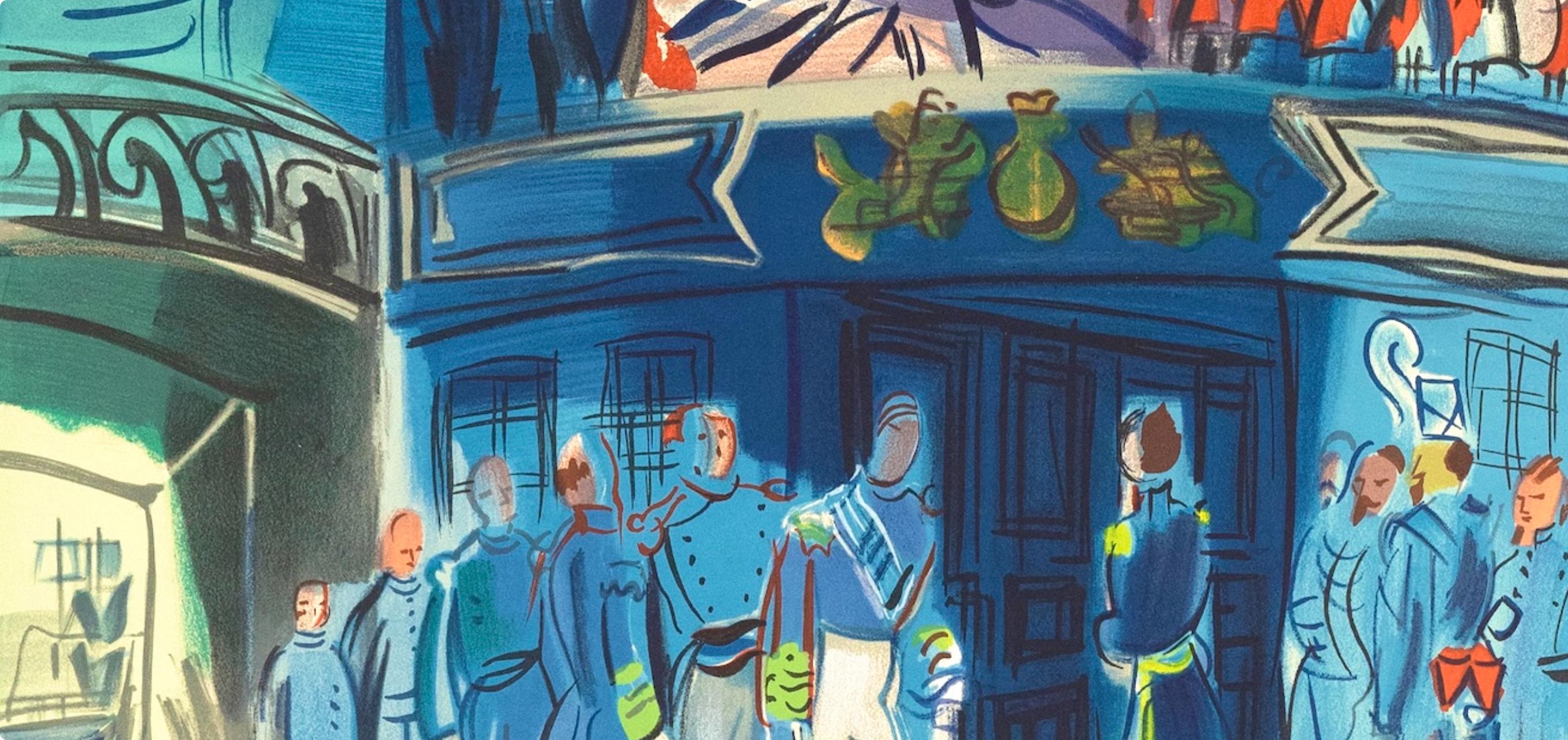 Raoul Dufy, Empfang eines englischen Admirals auf einem französischen Schiff, 1969 (after) im Angebot 2