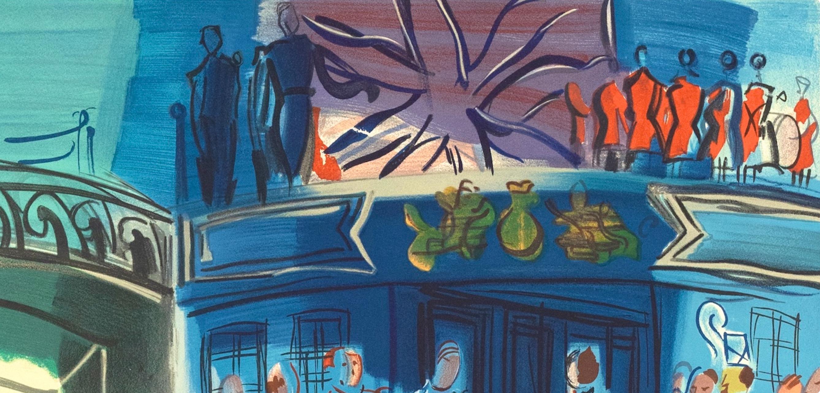 Raoul Dufy, Empfang eines englischen Admirals auf einem französischen Schiff, 1969 (after) im Angebot 3