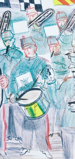 Raoul Dufy, The Band, S.P.26., from School Prints Ltd., 1949 (after)