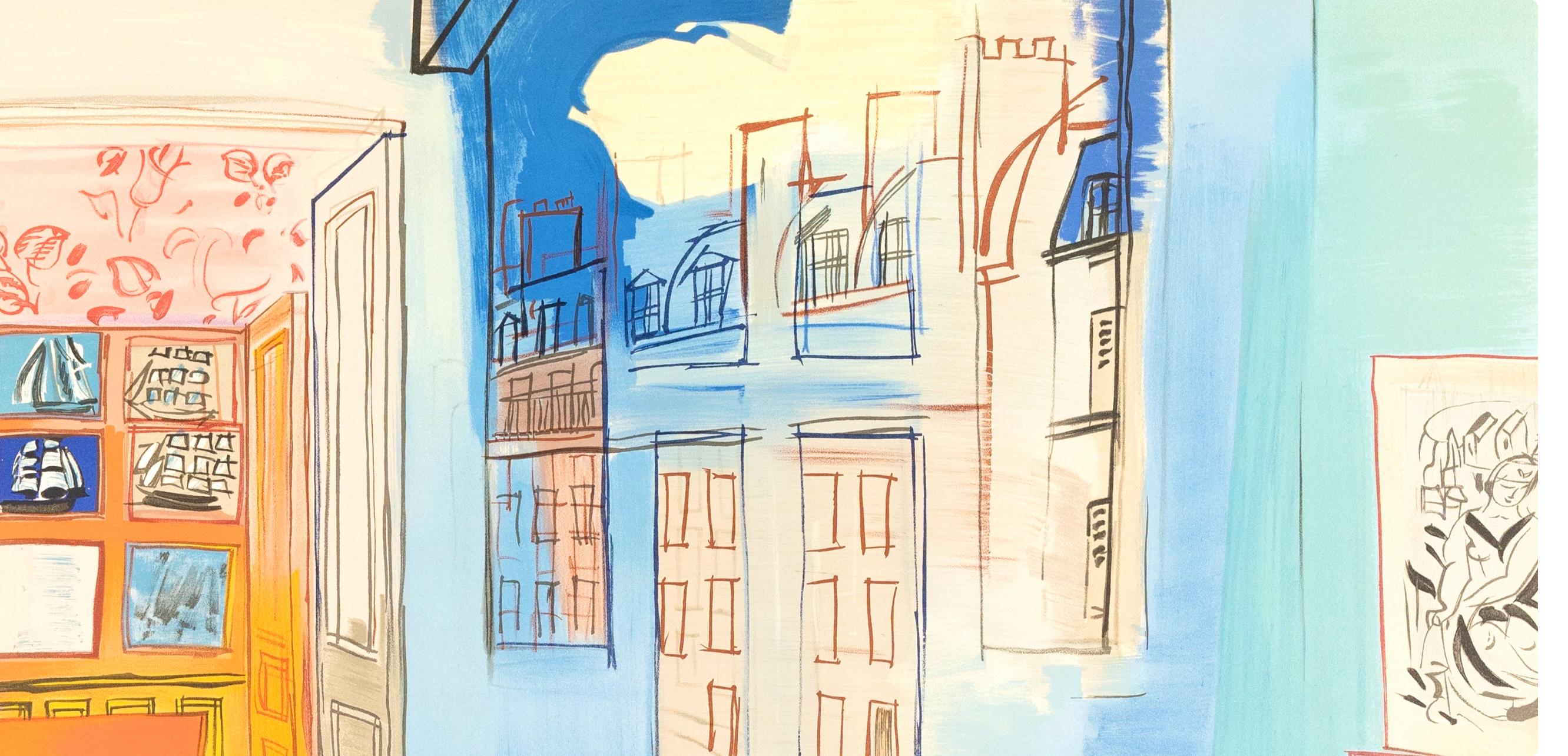 Raoul Dufy, The Studio on Impasse Guelma, from Raoul Dufy, IV, 1969 (after) For Sale 1