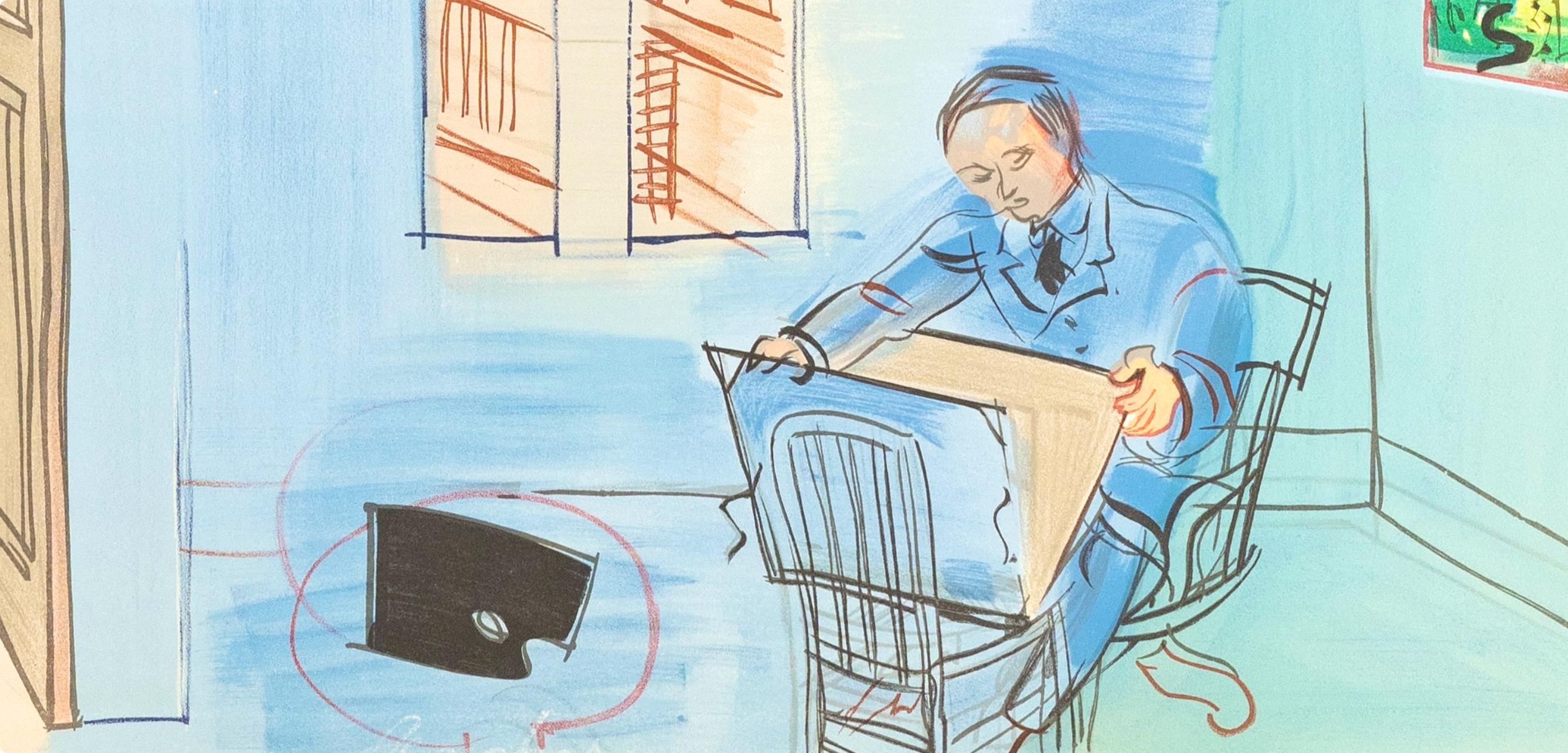 Raoul Dufy, The Studio on Impasse Guelma, from Raoul Dufy, IV, 1969 (after) For Sale 4