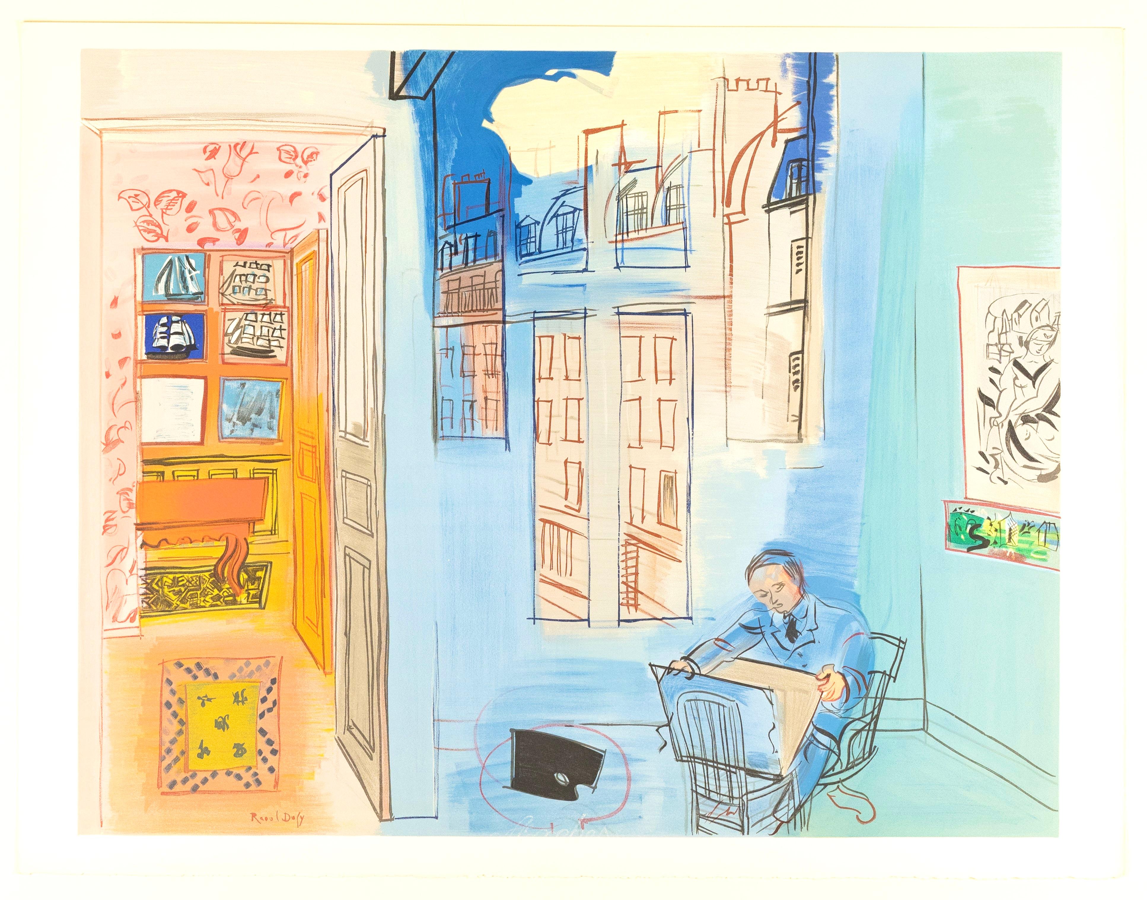 Raoul Dufy, The Studio on Impasse Guelma, from Raoul Dufy, IV, 1969 (after) For Sale 8