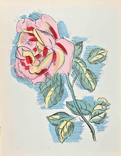 Rose - Lithograph by Raoul Dufy - 1920