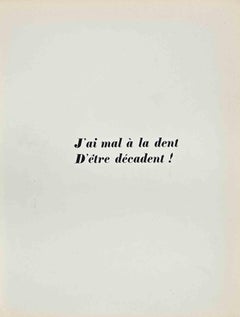 Nature morte avec vase de fleurs - Lithographie de Raoul Dufy - 1920