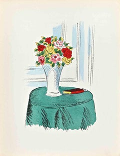 Still Life with Vase of Flowers - Lithograph by Raoul Dufy - 1920