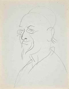 Study for Self-portrait - Original Lithograph by Raoul Dufy - 1930s