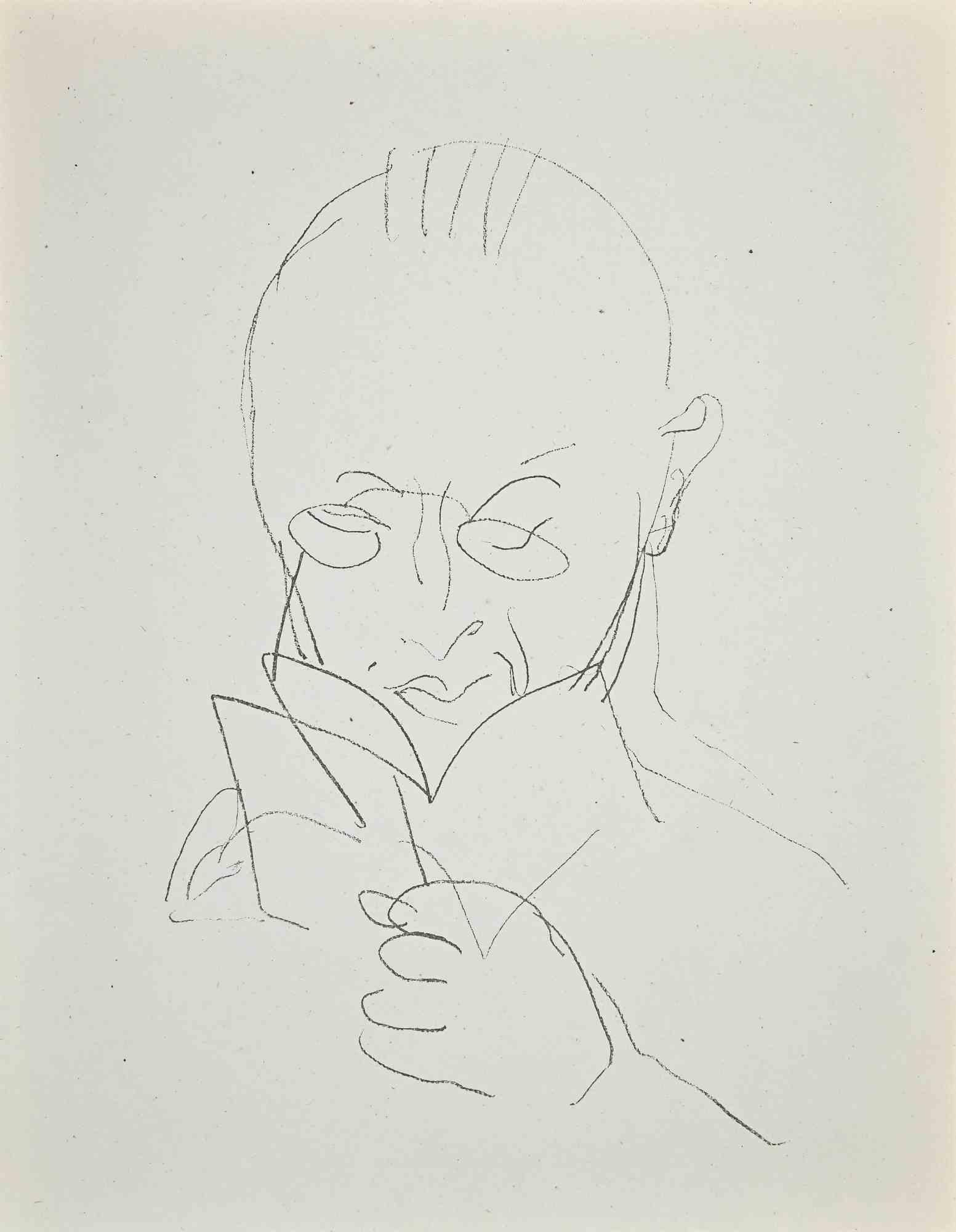 Estudio para Autorretrato es una litografía original realizada por Raoul Dufy en la década de 1930.

Buenas condiciones.

Sin firma.

Raoul Dufy (3 de junio de 1877 - 23 de marzo de 1953) fue un pintor fauvista francés, hermano de Jean Dufy.