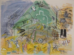 Vintage 1950 French Raoul Dufy Vintage 1950 French Raoul Dufy