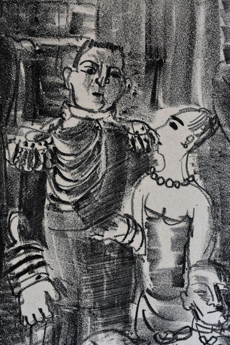  Der Ball der Admiralen  (Grau), Print, von Raoul Dufy