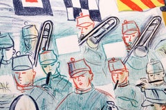 The Band, Impressionist Lithograph by Raoul Dufy