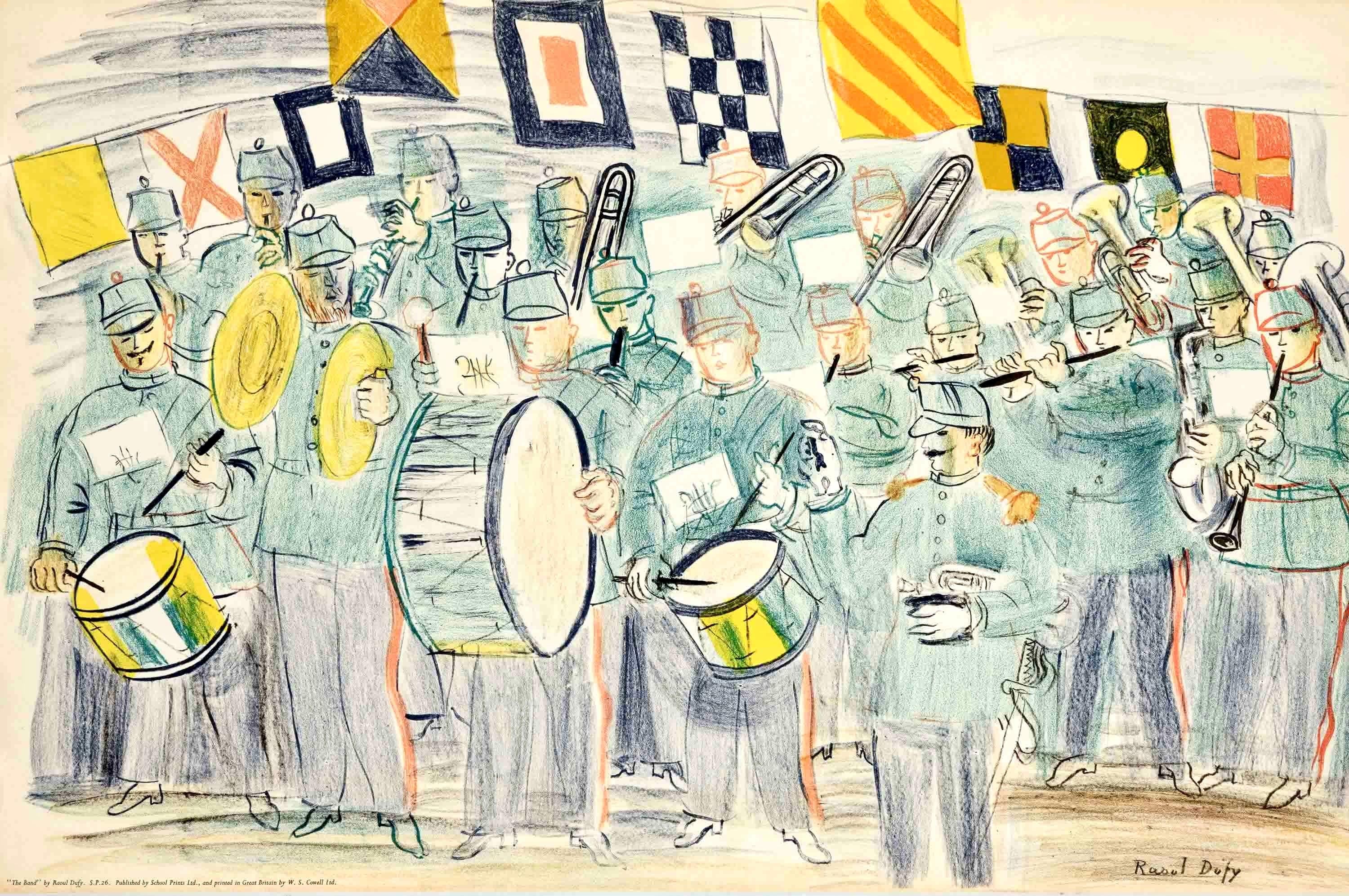 The Band, School Prints, Raoul Dufy