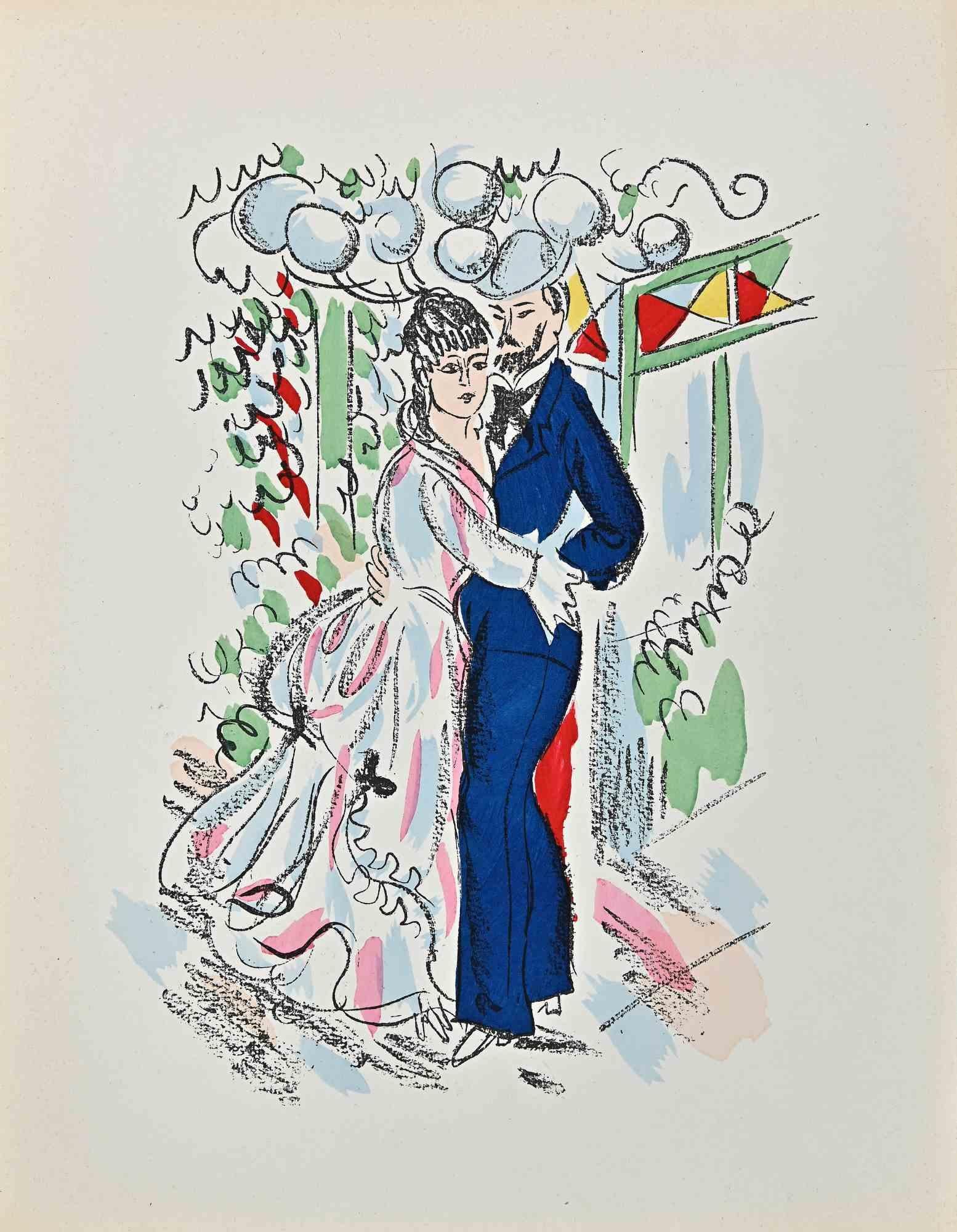 The Dance - Lithograph by Raoul Dufy - 1920