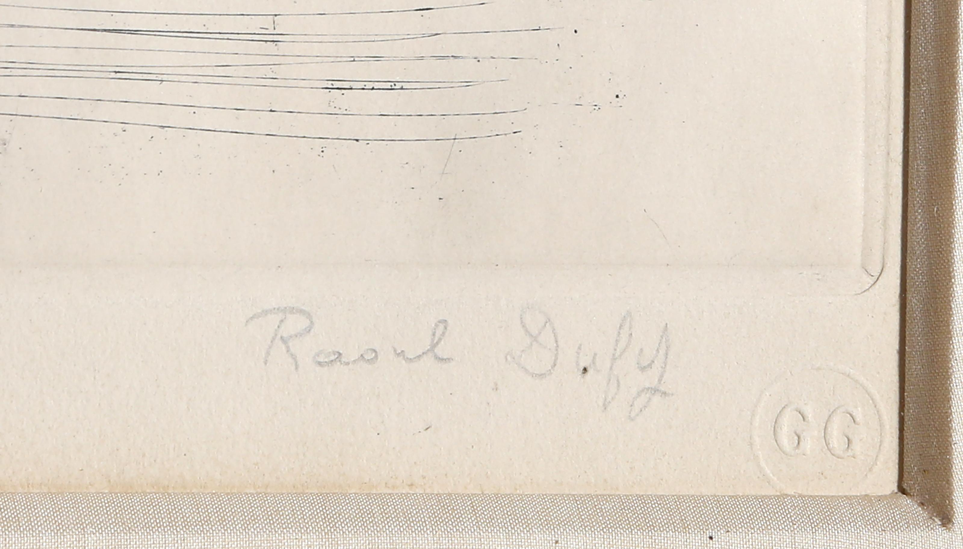 La Fuente de Venecia, aguafuerte de Raoul Dufy en venta 2