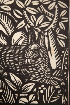 La liebre, xilografía impresionista de Raoul Dufy