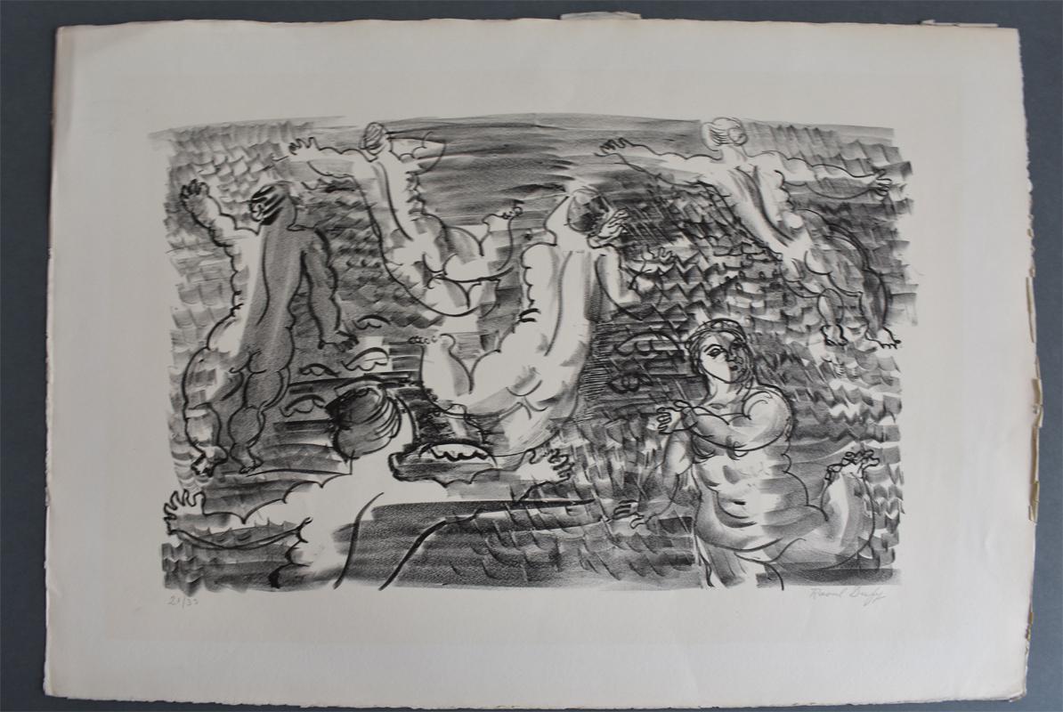 The Undines, [Six Bathers], from: The Sea  Les Ondines [Six Baigneuses]: La Mer - Print by Raoul Dufy