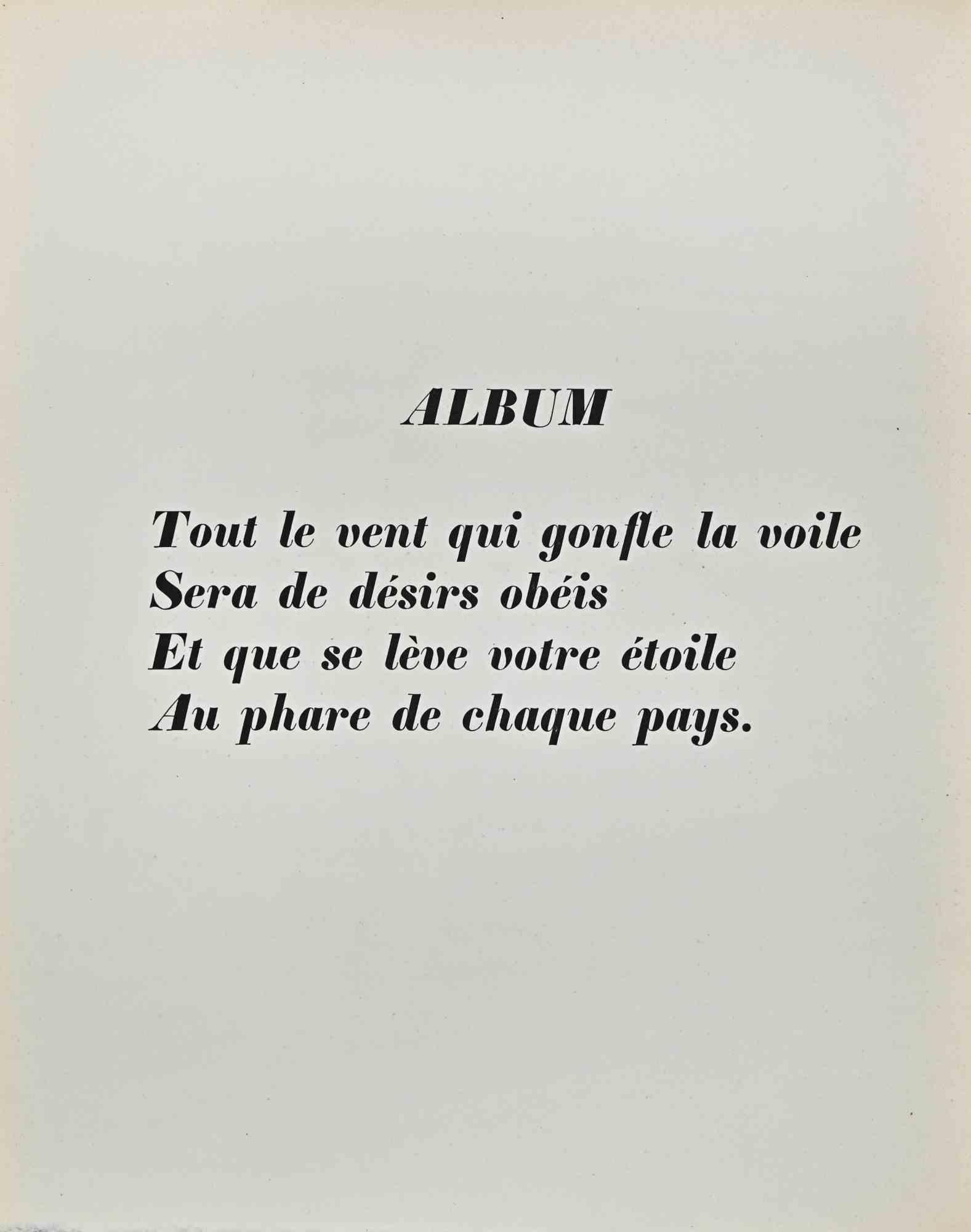 Passeggiata - Litografia di Raoul Dufy - 1920 in vendita 1