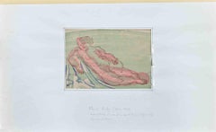 Woman Lying- Etching by Raoul Dufy - 1930s