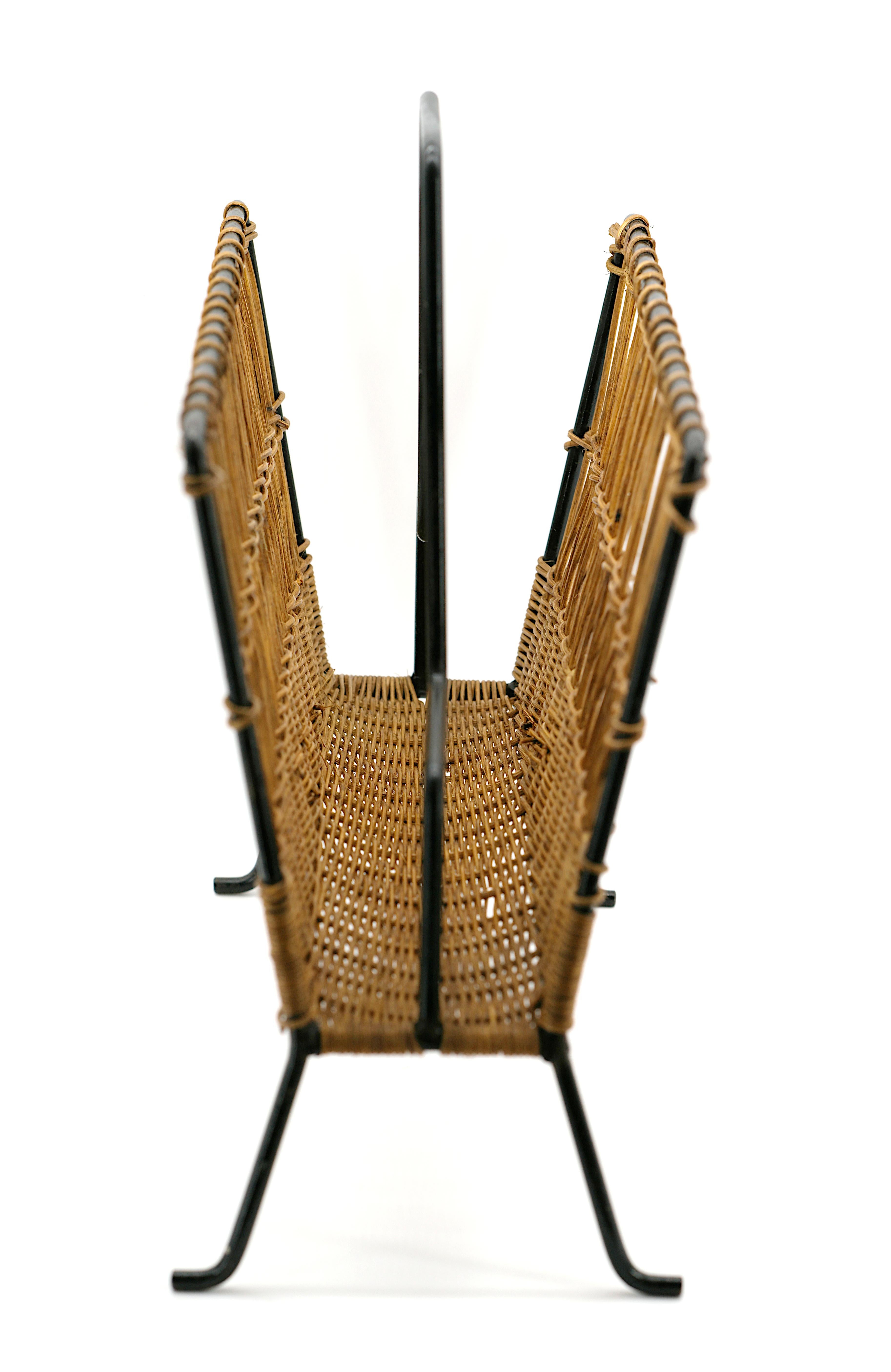 20th Century Raoul Guys French Midcentury Magazine Rack For Sale
