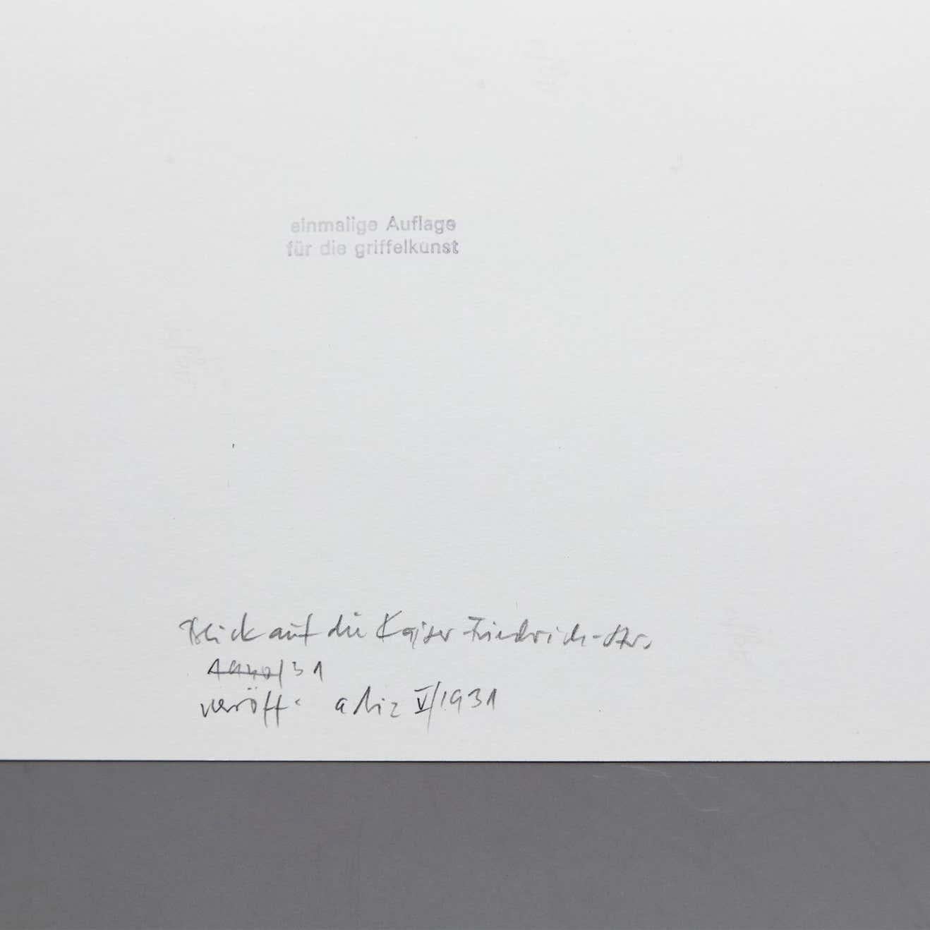Raoul Hausmann Fotografia firmata in bianco e nero in vendita 5