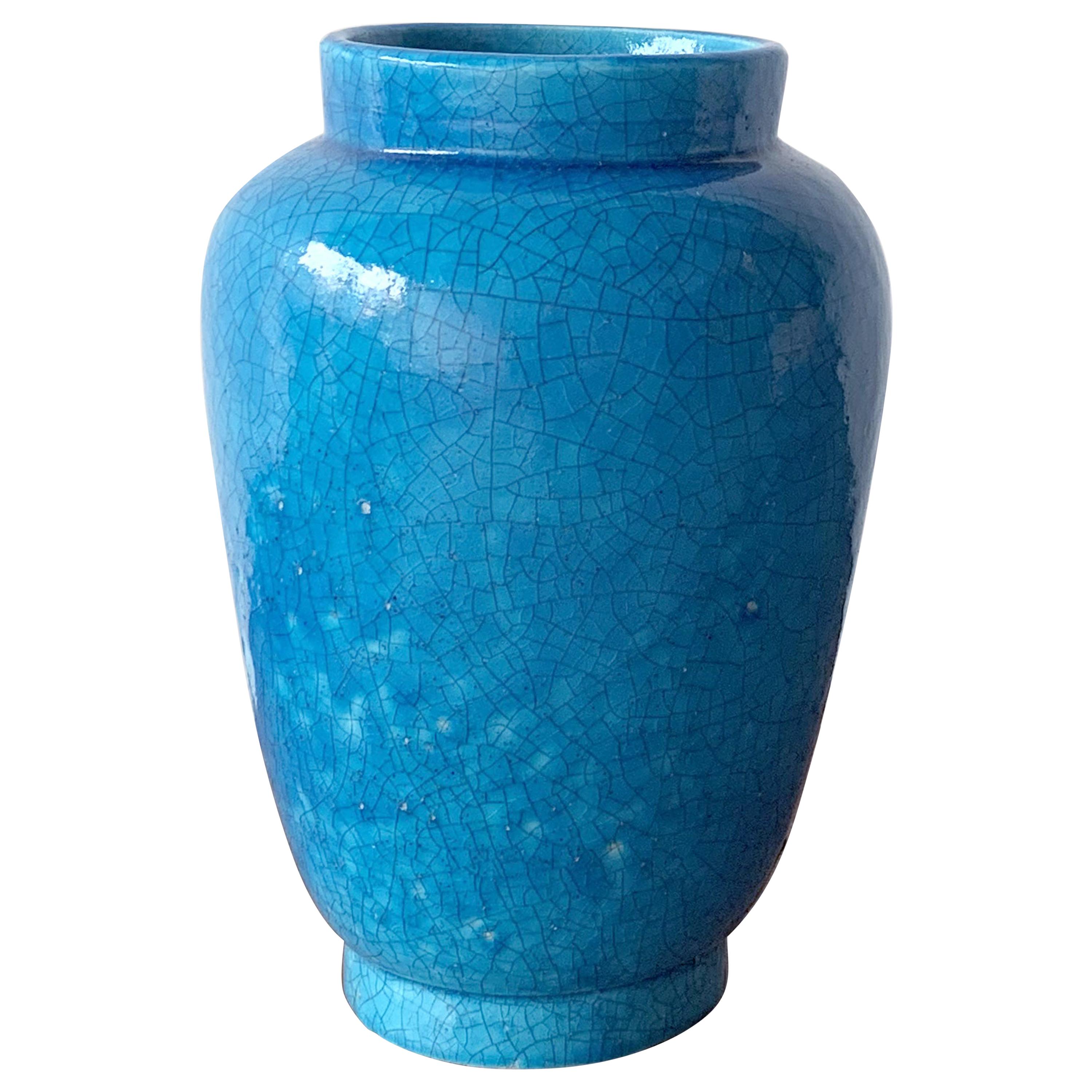 Raoul Lachenal Ceramic Vase For Sale