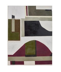 Raoul Morren, Mixed-Media-Wandkunst mit zusammengesetzten Fragmenten